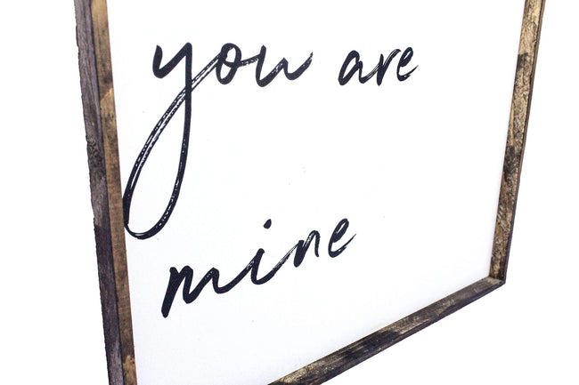 I Am Yours, You Are Mine Set | Wood Sign(s) farmhouse signs, rustic signs, joanna gaines style signs, farmhouse decor, Farmhouse style