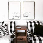 I Am Yours, You Are Mine Set | Wood Sign(s) farmhouse signs, rustic signs, joanna gaines style signs, farmhouse decor, Farmhouse style