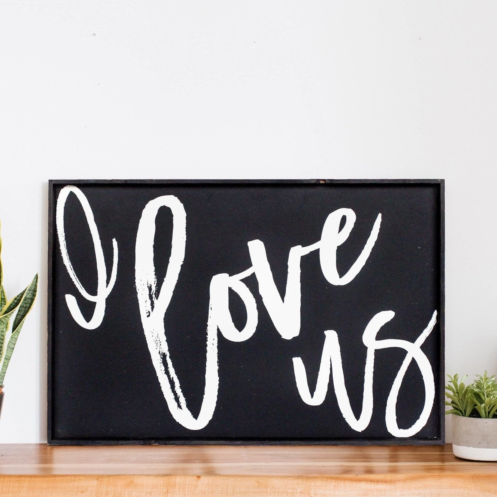 WilliamRaeDesigns I Love Us | Wood Sign