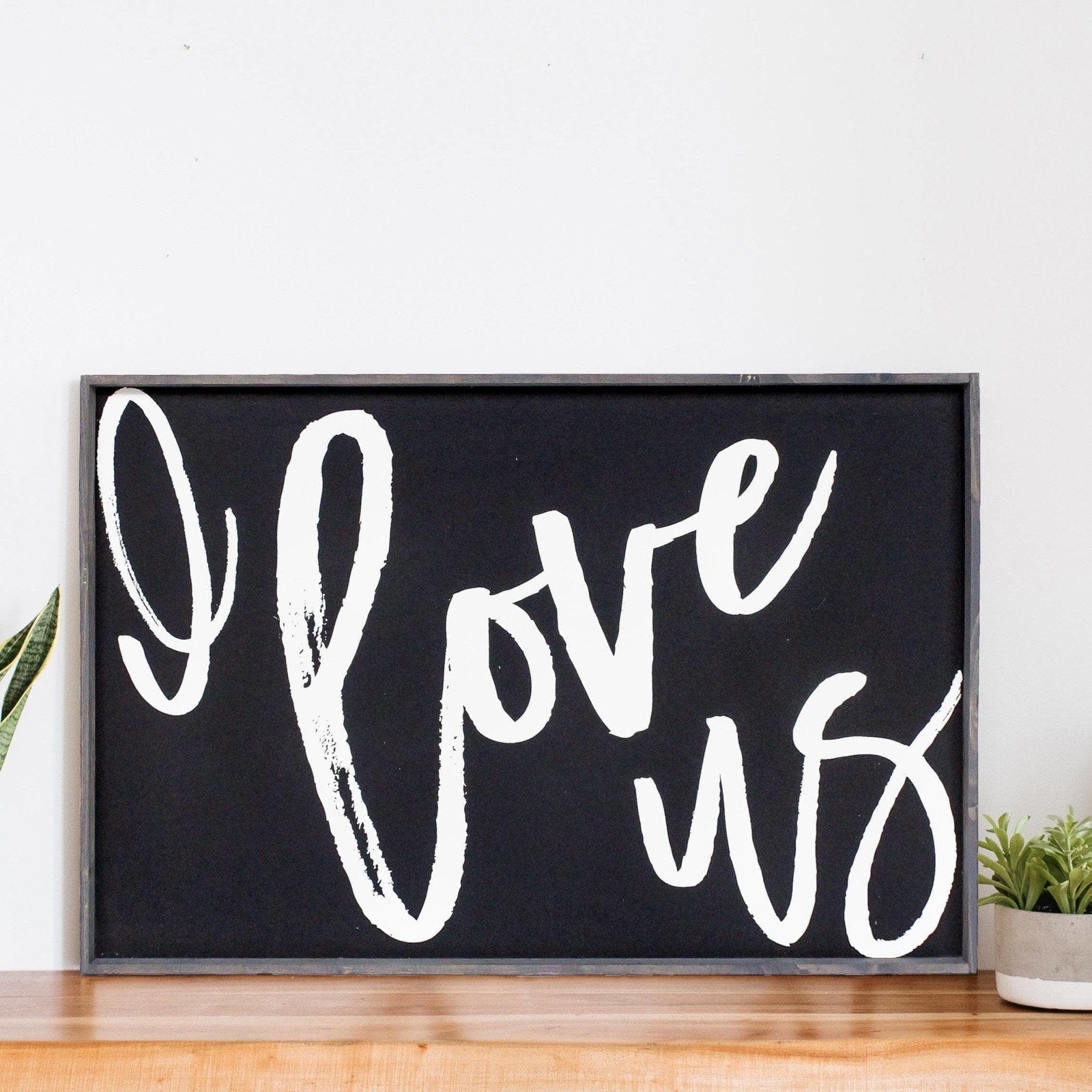 WilliamRaeDesigns I Love Us | Wood Sign