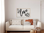 WilliamRaeDesigns White / Natural I Love Us | Wood Sign