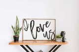 WilliamRaeDesigns I Love Us | Wood Sign