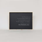 I'd Choose You farmhouse signs, rustic signs, joanna gaines style signs, farmhouse decor, Farmhouse style