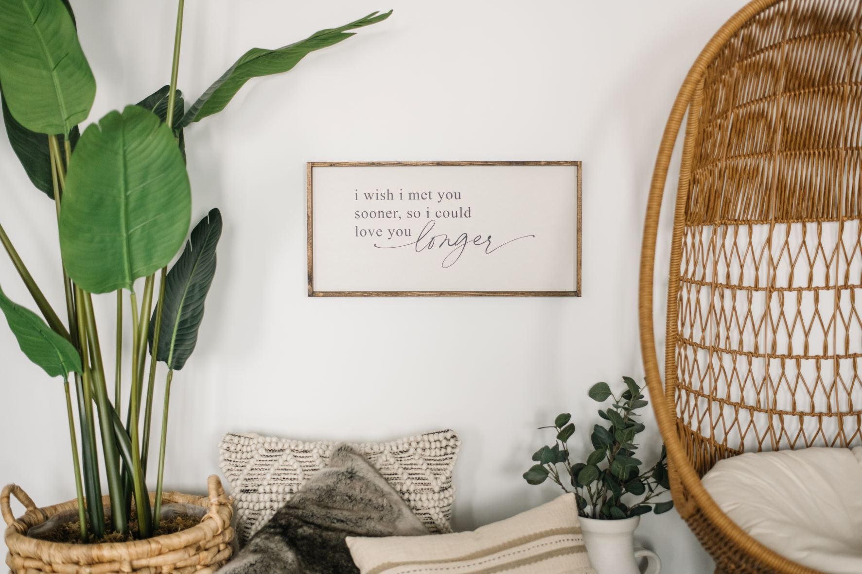 I Wish I Met You Sooner, So I Could Love You Longer | Wood Sign - WilliamRaeDesigns