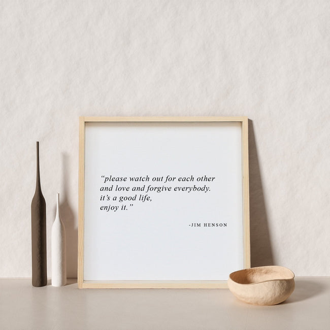 Jim Henson Quote | Wood Sign - WilliamRaeDesigns