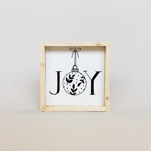 WilliamRaeDesigns Natural Joy Mini |  Wood Sign