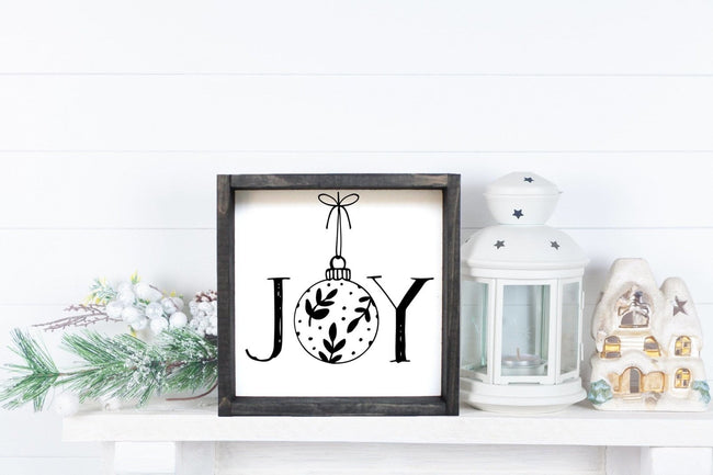 WilliamRaeDesigns Ebony Joy Ornament | Wood Sign