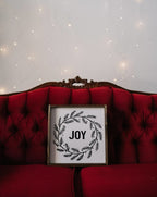 Joy Wreath | Wood Sign - WilliamRaeDesigns