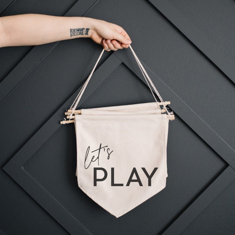 Let's Play Canvas Banner - WilliamRaeDesigns