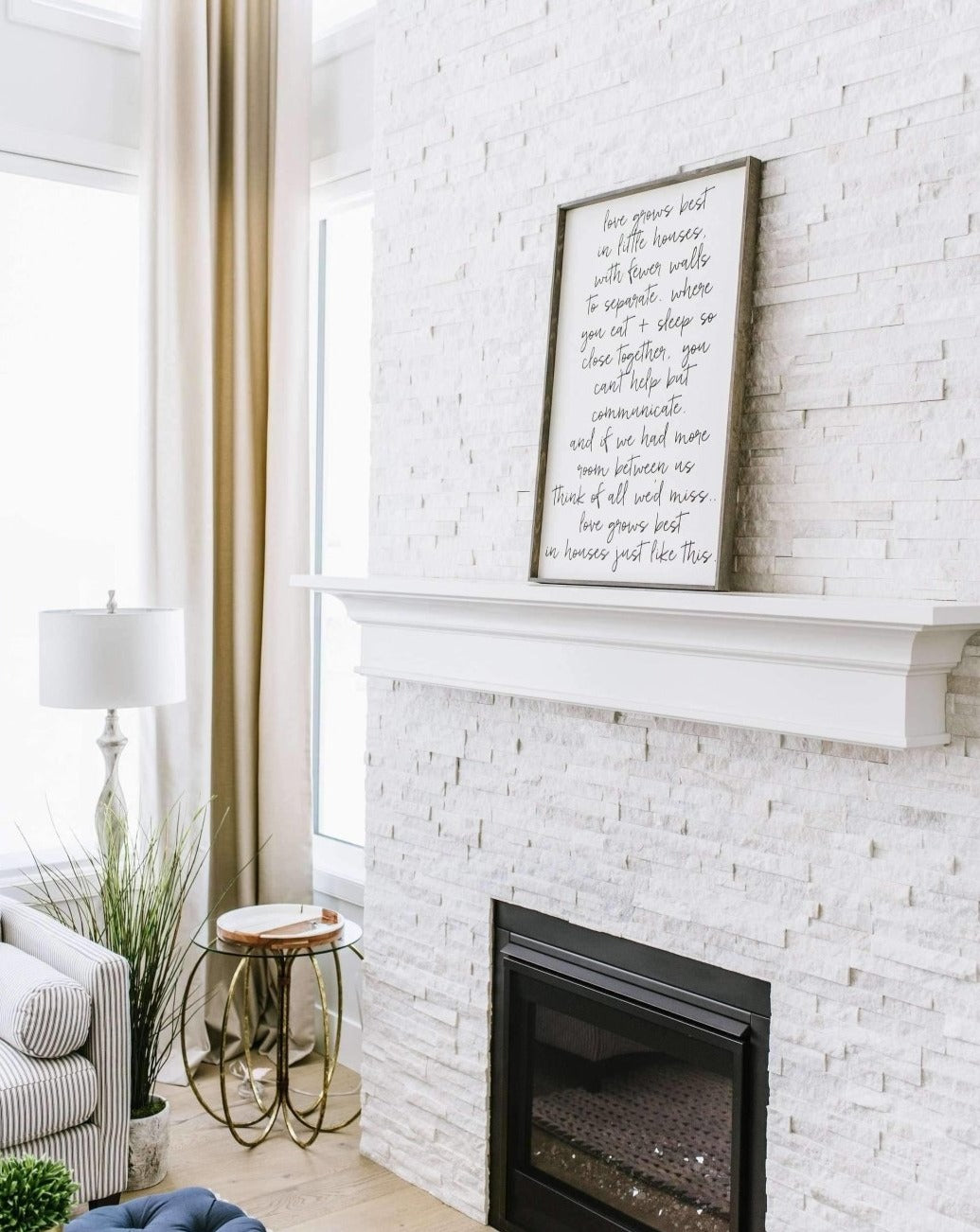 Love Grows Best in Little Houses | Wood Sign - WilliamRaeDesigns