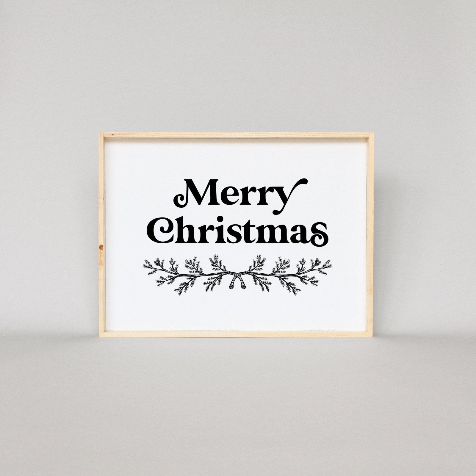 Merry Christmas (18"x24") | Wood Sign - WilliamRaeDesigns