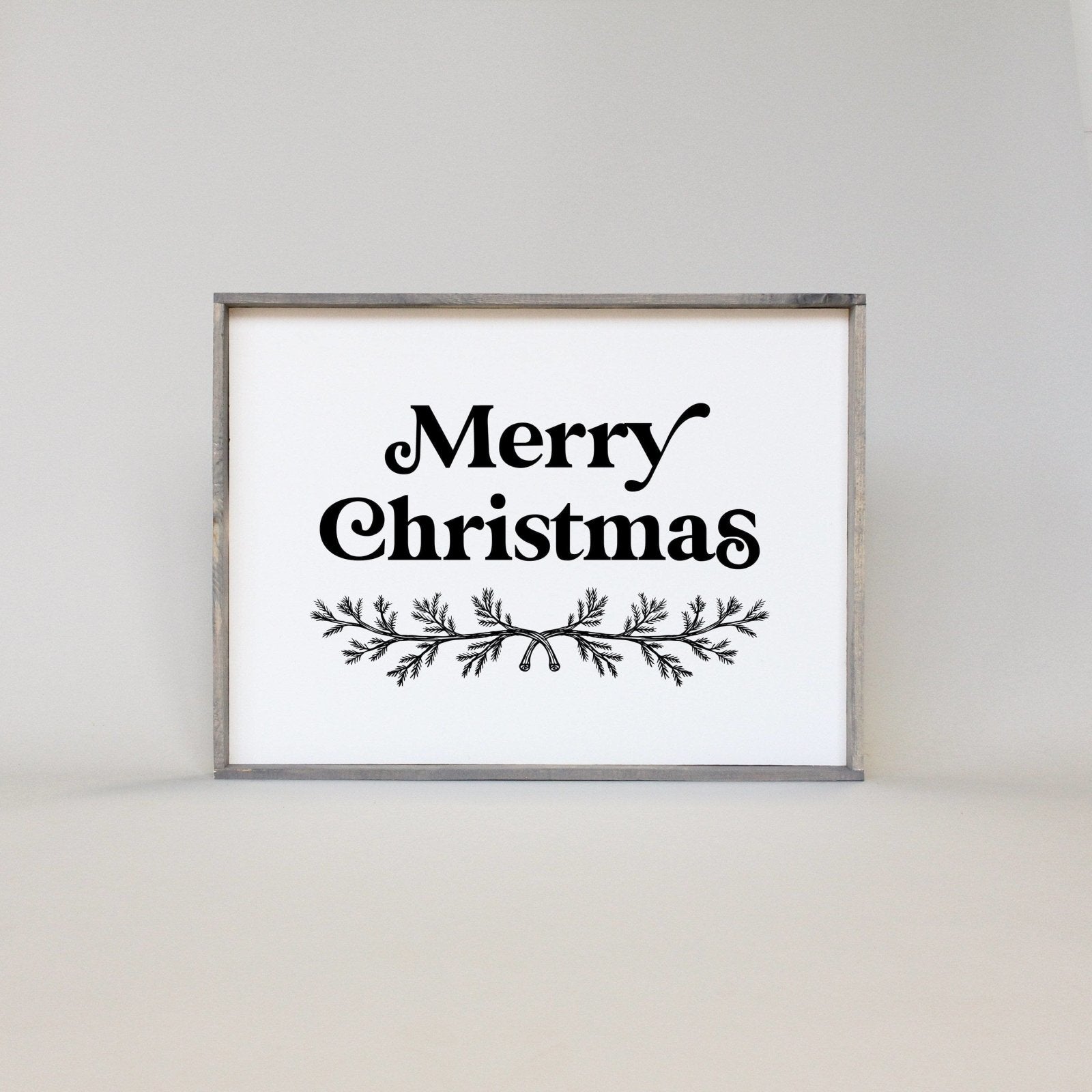 Merry Christmas (18"x24") | Wood Sign - WilliamRaeDesigns