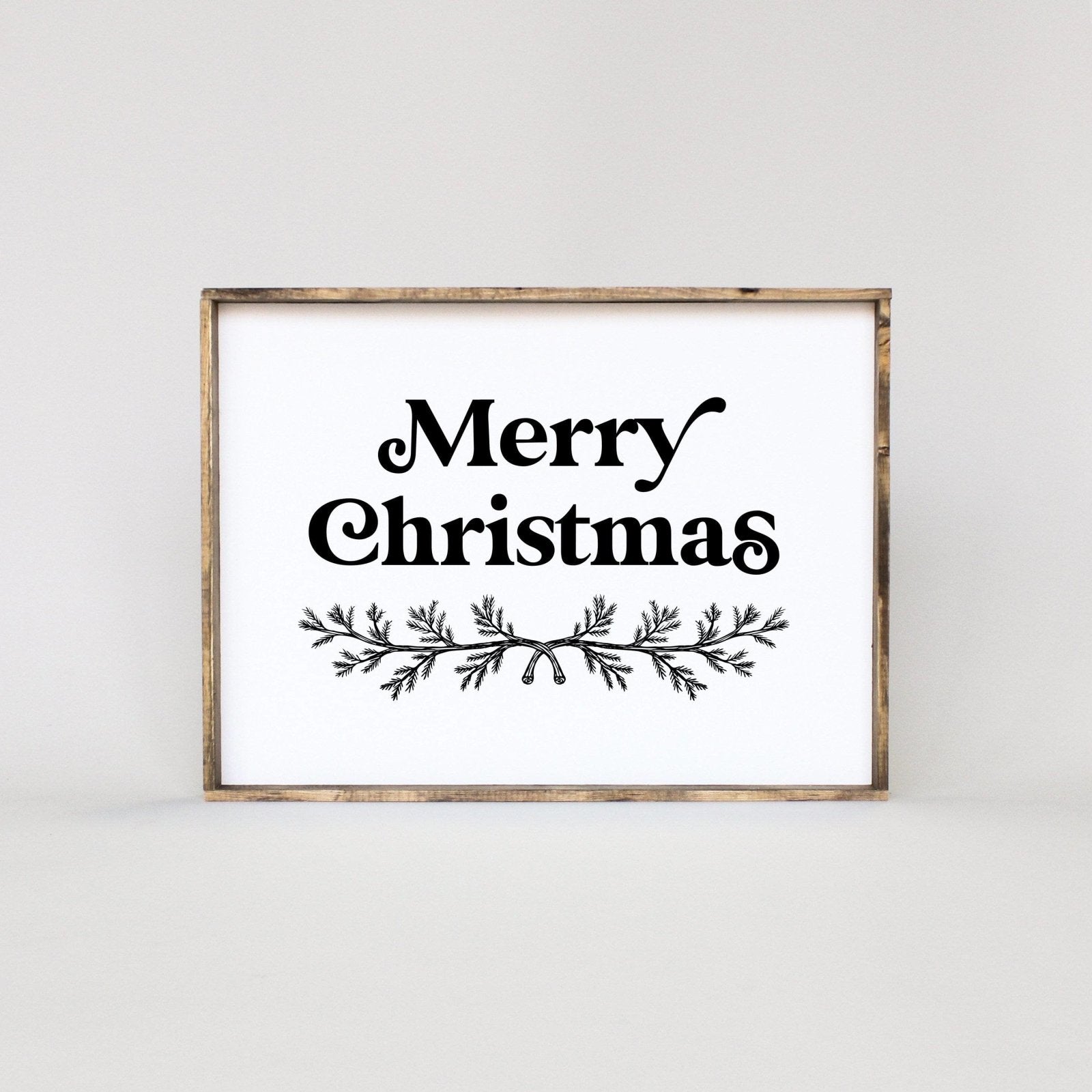 Merry Christmas Large | Wood Sign - WilliamRaeDesigns