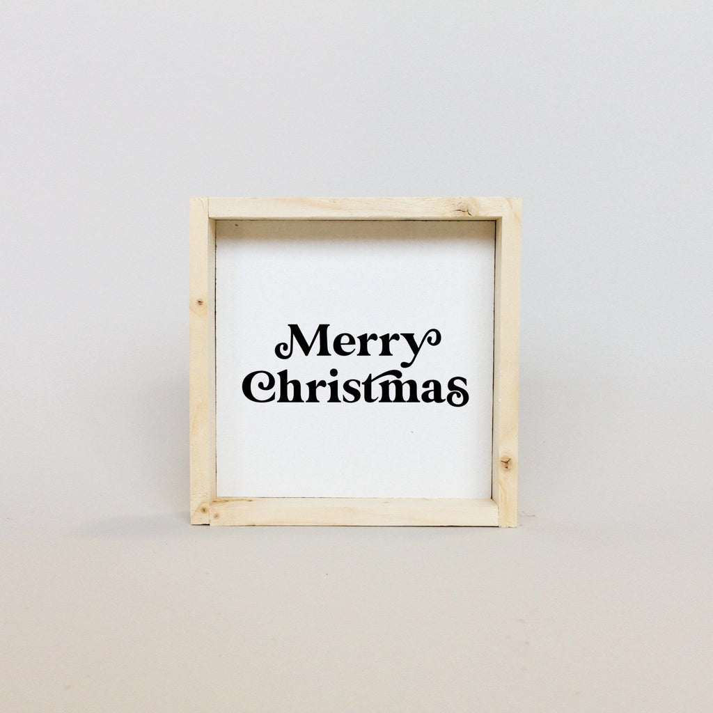 Merry Christmas | Mini Wood Sign - WilliamRaeDesigns