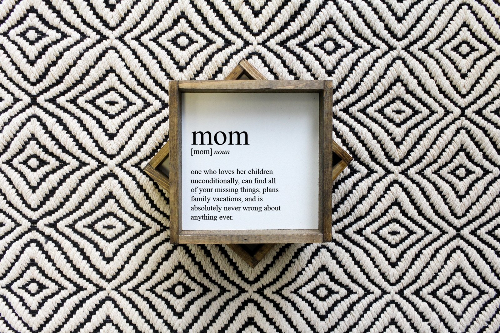 Mom Definition | Wood Sign - WilliamRaeDesigns
