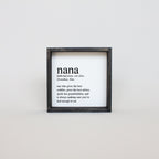 Nana Definition | Wood Sign - WilliamRaeDesigns
