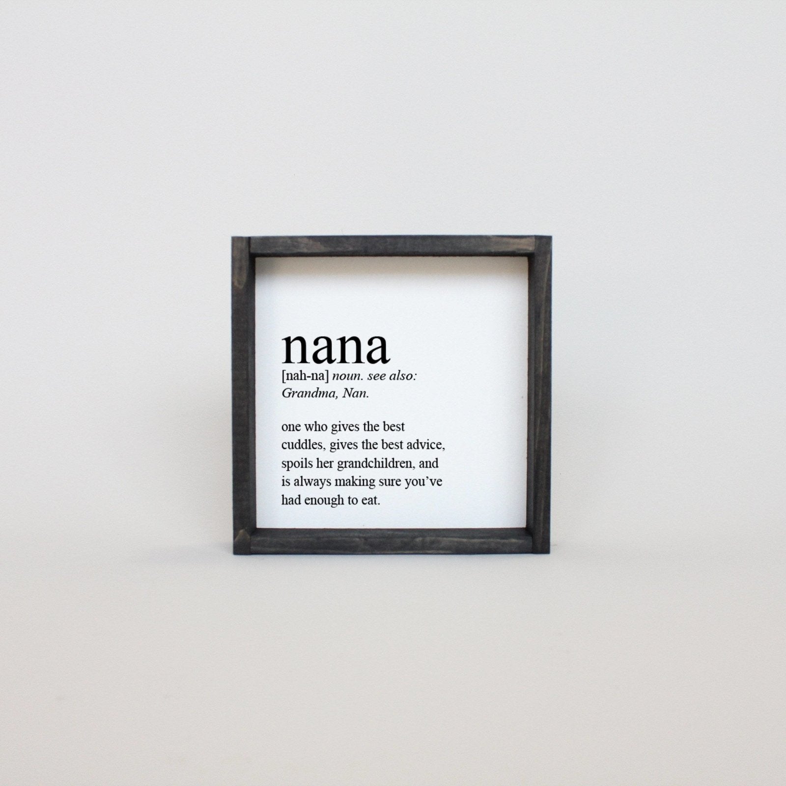 Nana Definition | Wood Sign - WilliamRaeDesigns