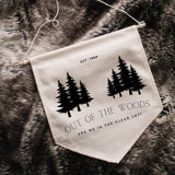Out of the Woods Canvas Banner - WilliamRaeDesigns