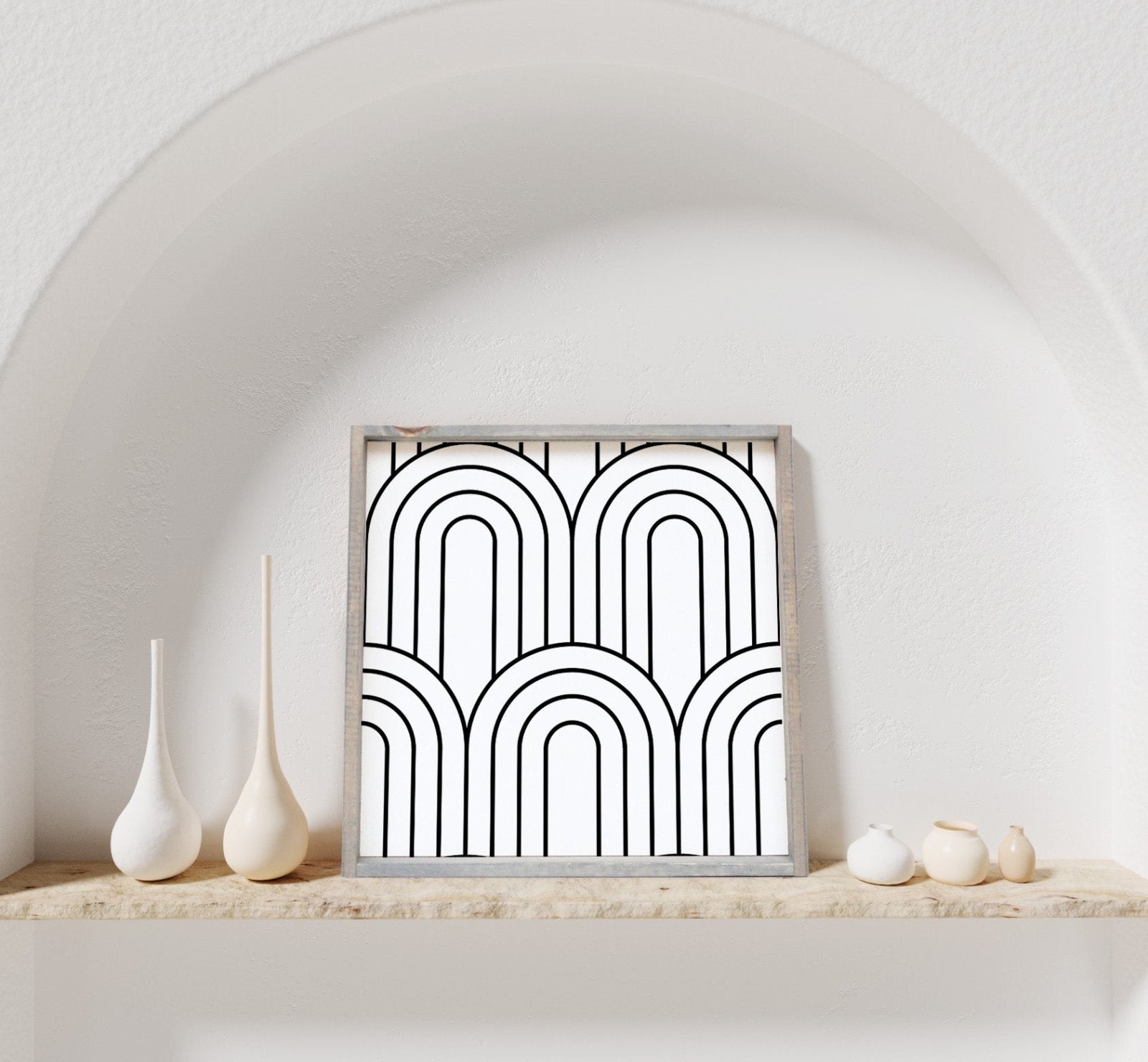 Rainbow Pattern | Wood Sign - WilliamRaeDesigns