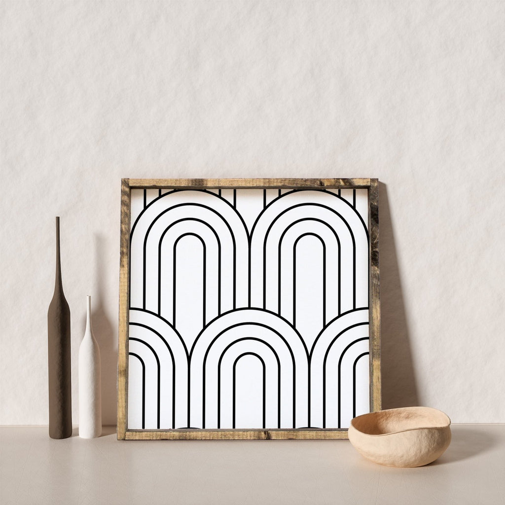 Rainbow Pattern | Wood Sign - WilliamRaeDesigns