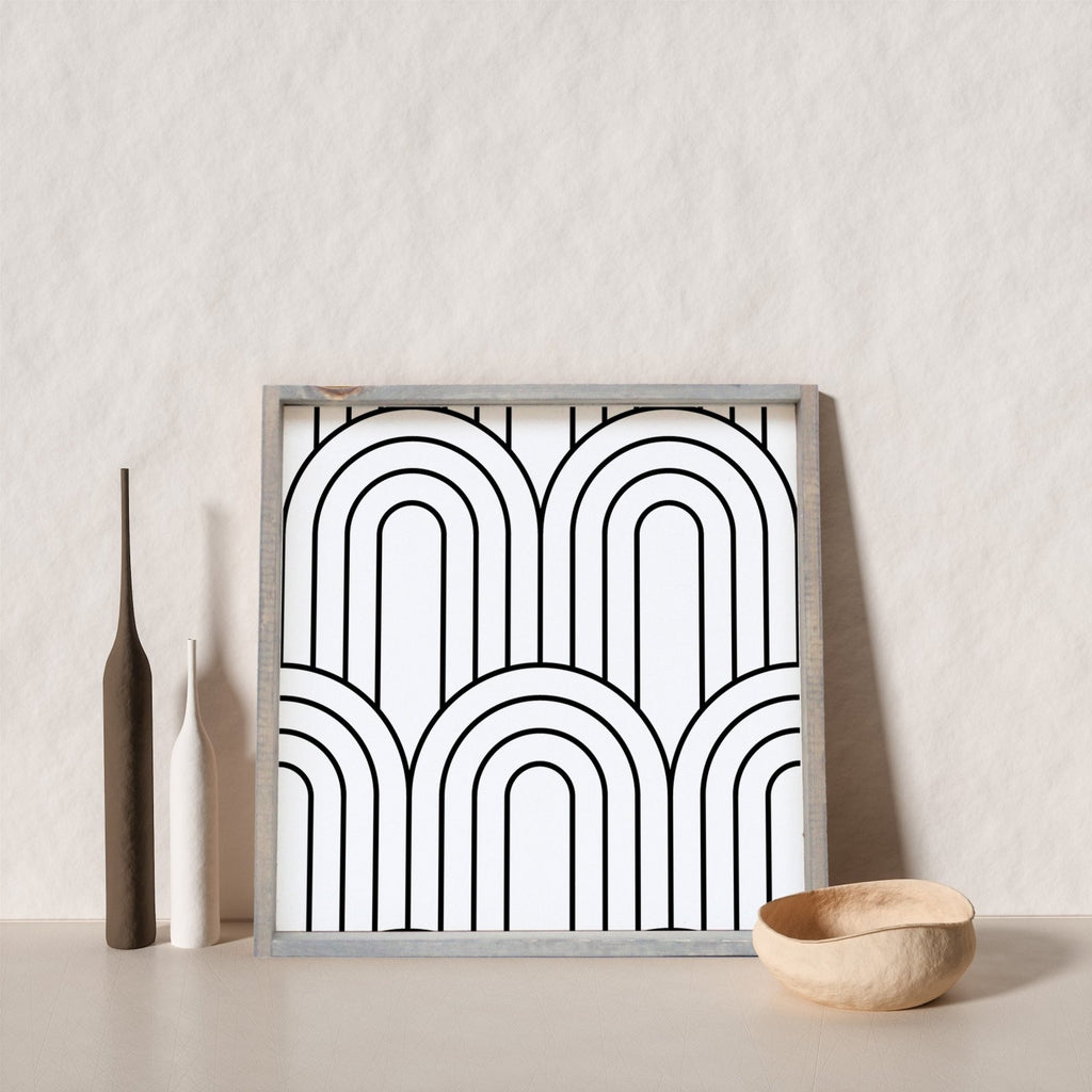 Rainbow Pattern | Wood Sign - WilliamRaeDesigns