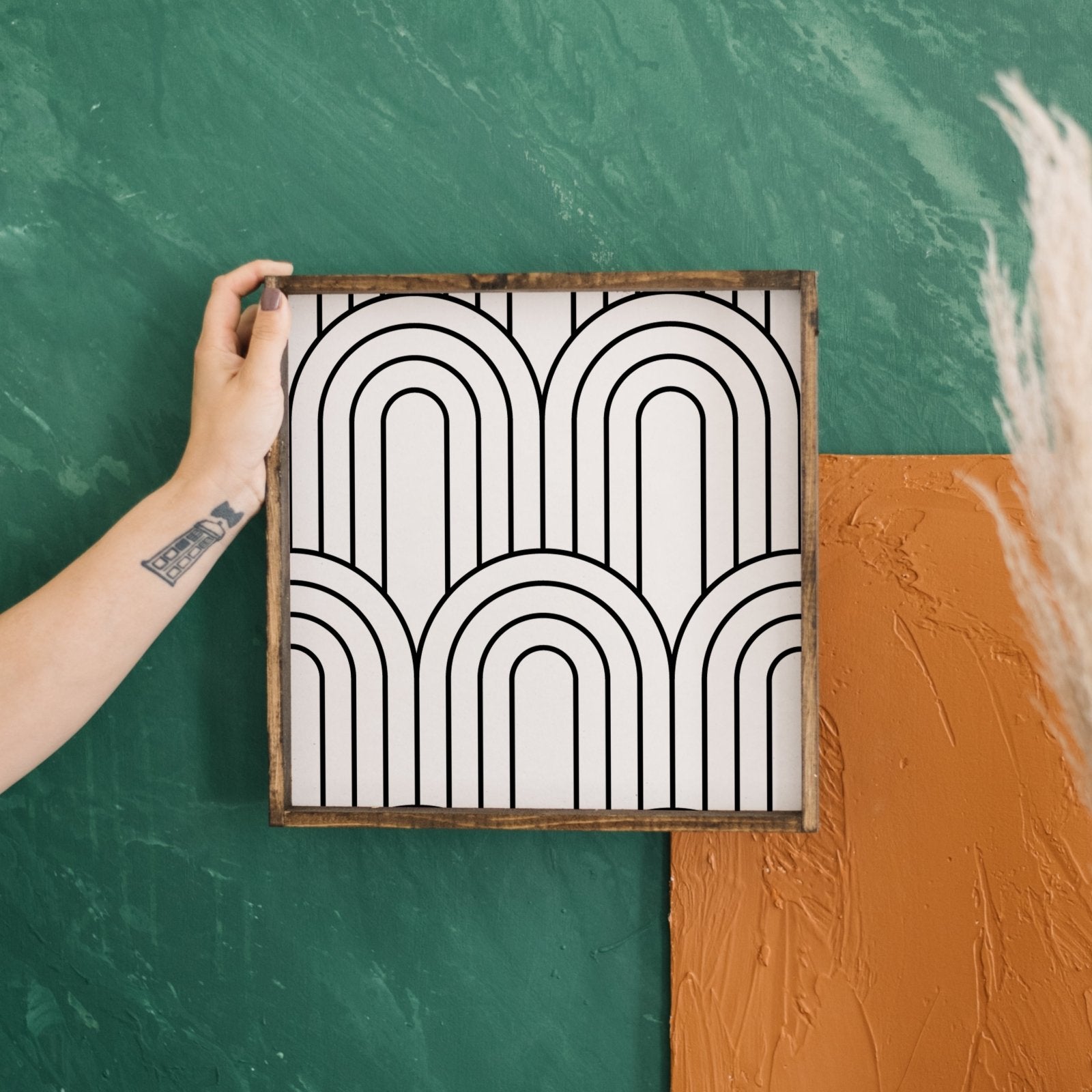 Rainbow Pattern | Wood Sign - WilliamRaeDesigns