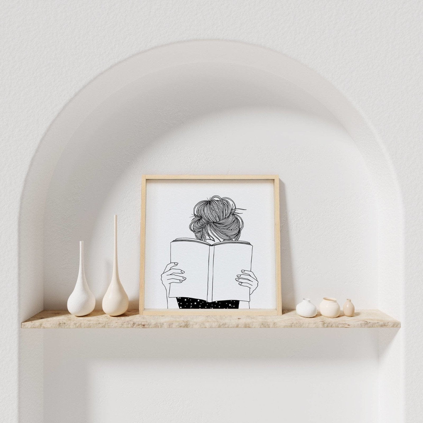 Reading Silhouette | Wood Sign - WilliamRaeDesigns