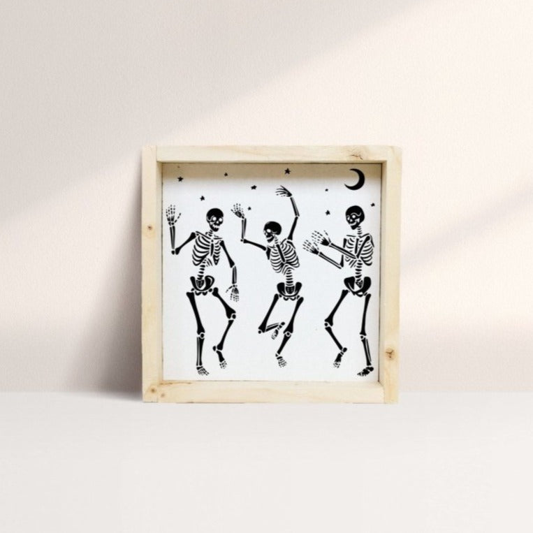 Skeleton Mini Wood Sign - WilliamRaeDesigns