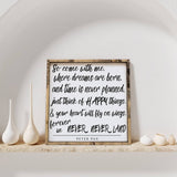 So Come With Me - Peter Pan | Wood Sign - WilliamRaeDesigns