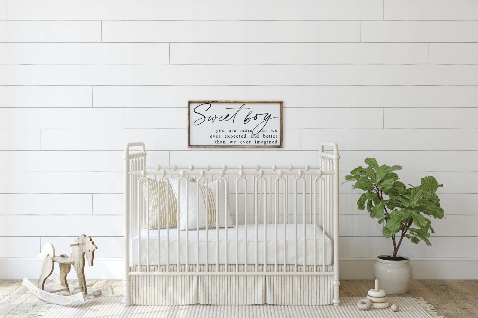 Sweet Boy | Wood Sign - WilliamRaeDesigns