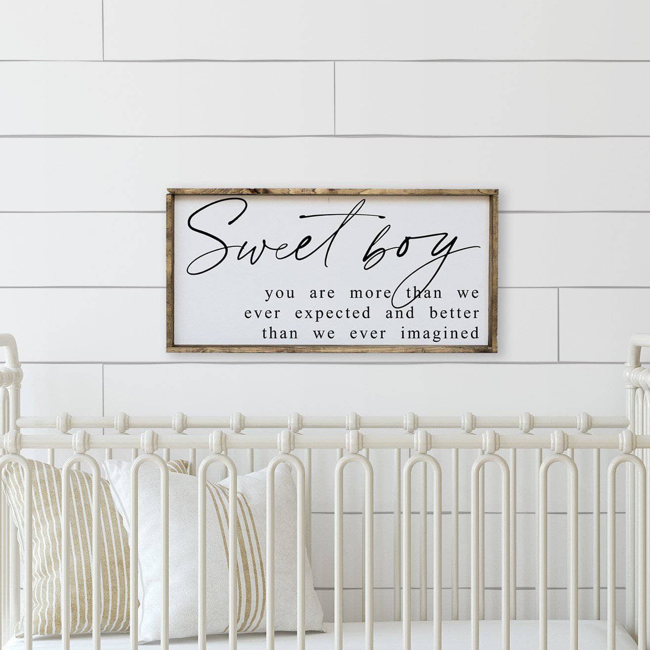 Sweet Boy | Wood Sign - WilliamRaeDesigns