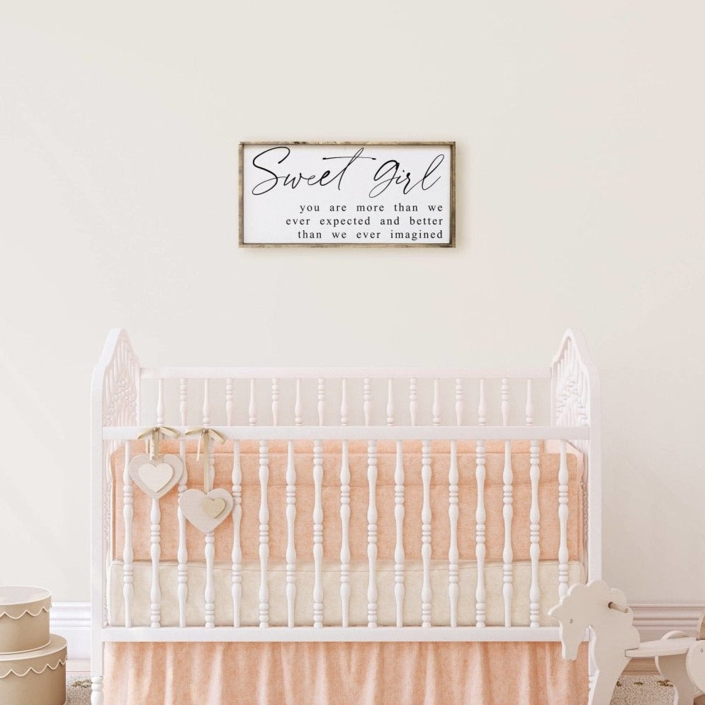 Sweet Girl | Wood Sign - WilliamRaeDesigns