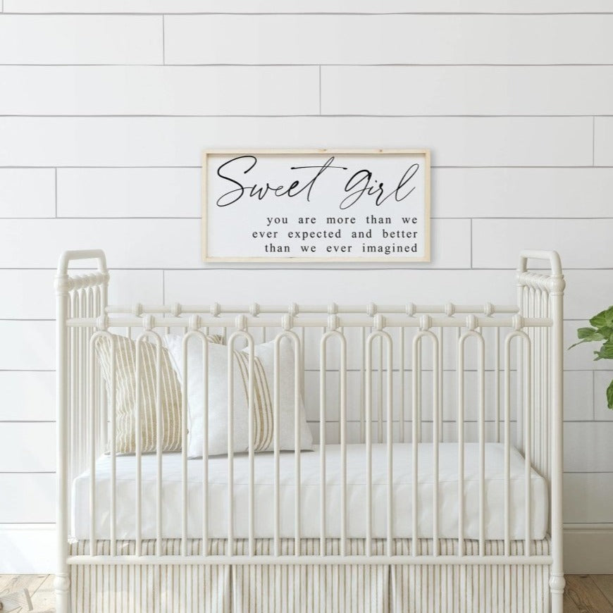 Sweet Girl | Wood Sign - WilliamRaeDesigns