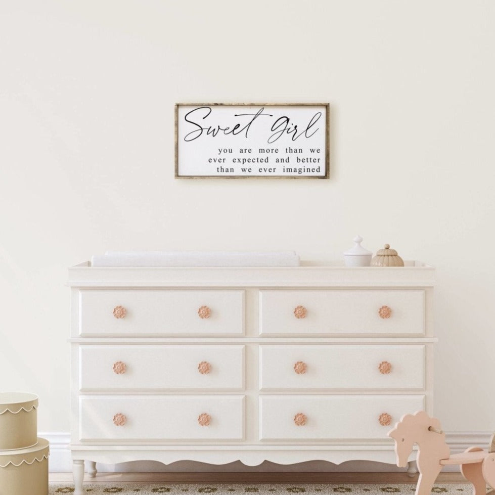 Sweet Girl | Wood Sign - WilliamRaeDesigns