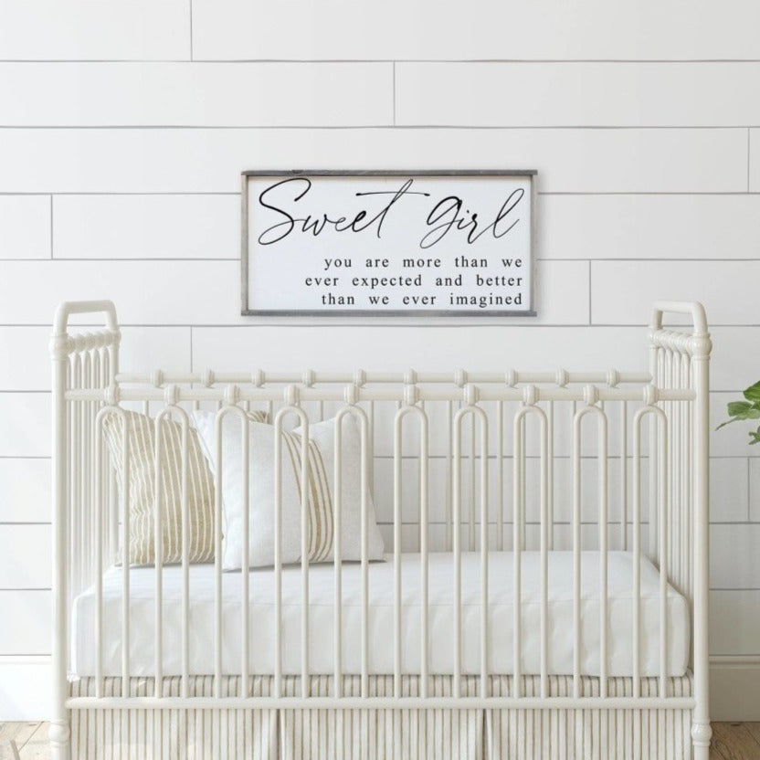 Sweet Girl | Wood Sign - WilliamRaeDesigns