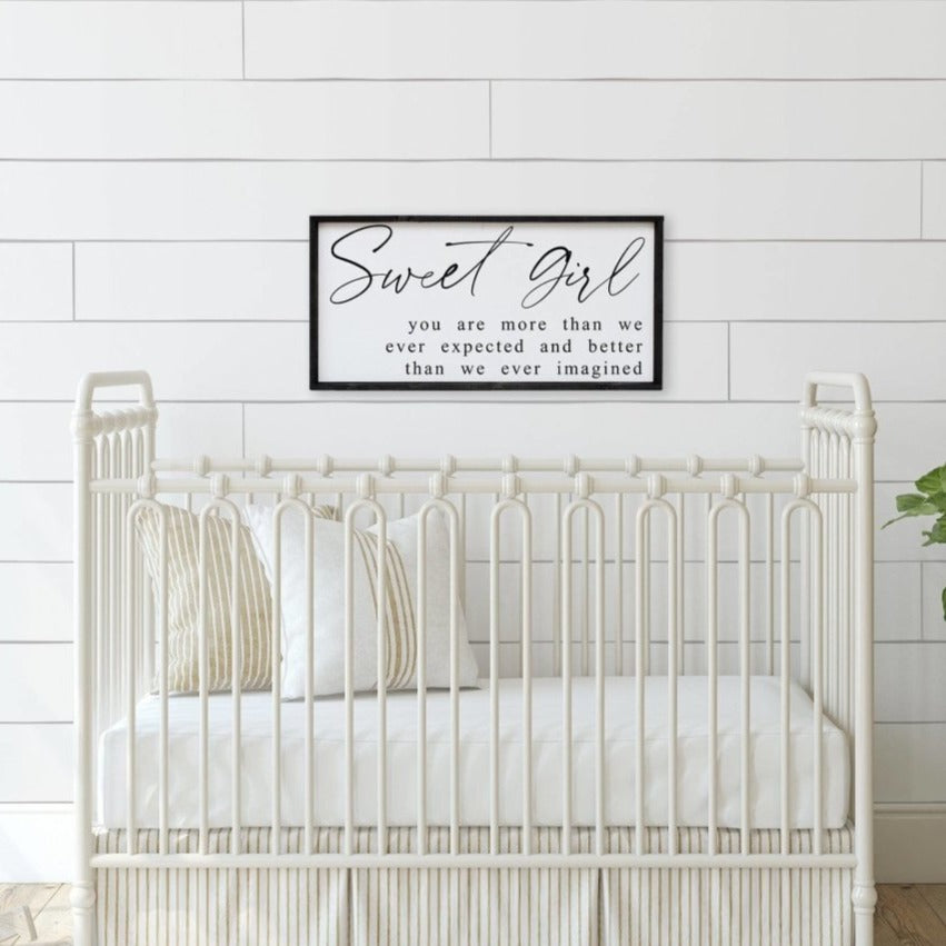 Sweet Girl | Wood Sign - WilliamRaeDesigns