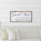 Sweet Girl | Wood Sign - WilliamRaeDesigns