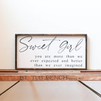 Sweet Girl | Wood Sign - WilliamRaeDesigns