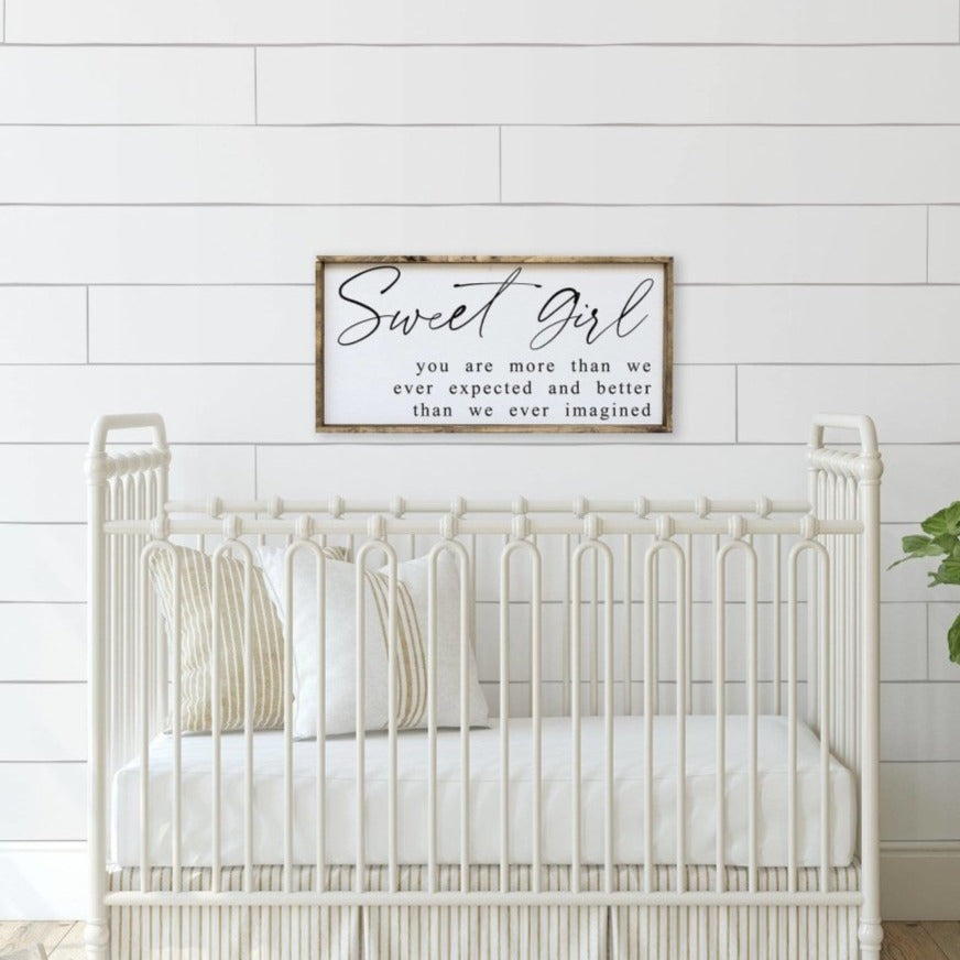 Sweet Girl | Wood Sign - WilliamRaeDesigns