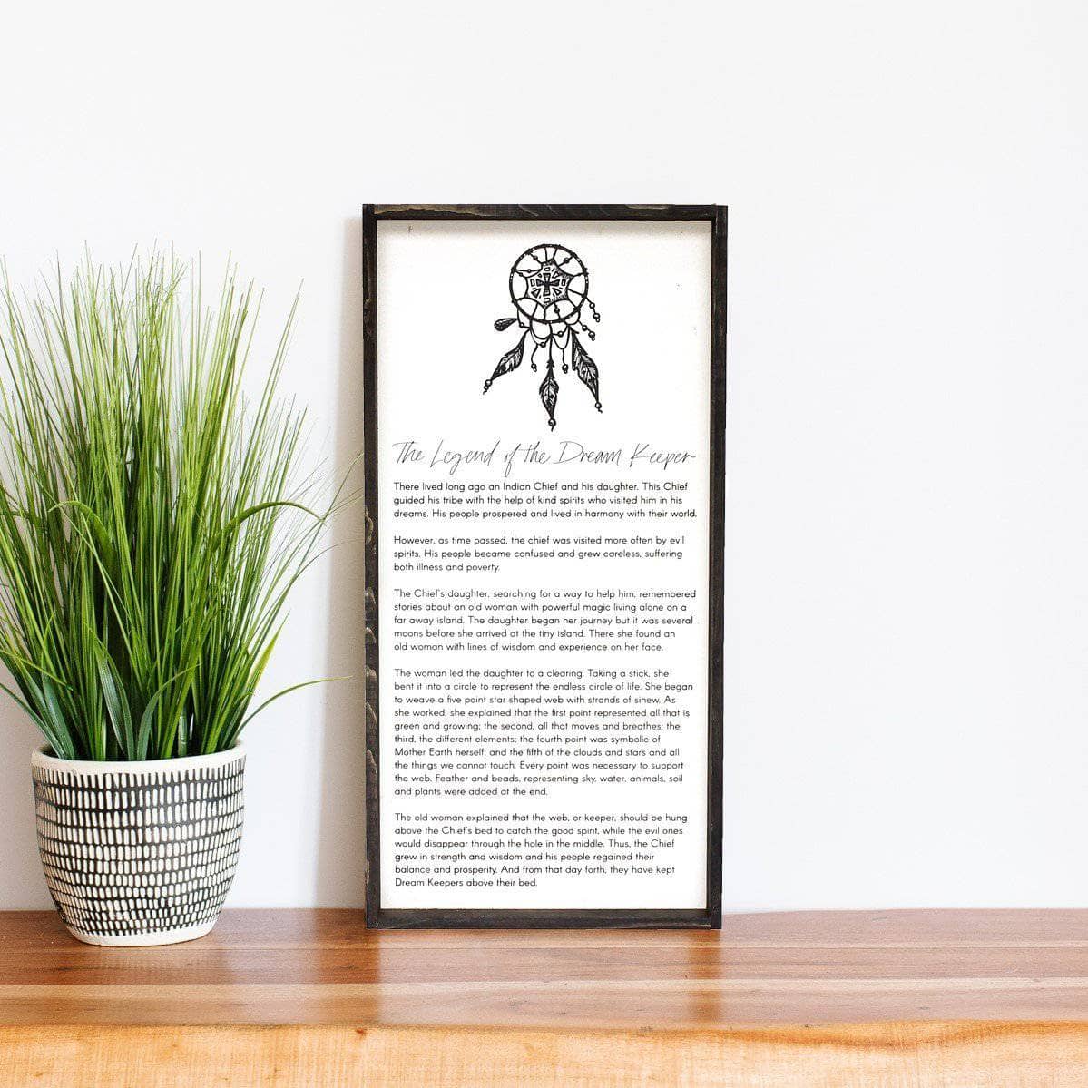 The Legend of the Dream Keeper | Wood Sign - WilliamRaeDesigns
