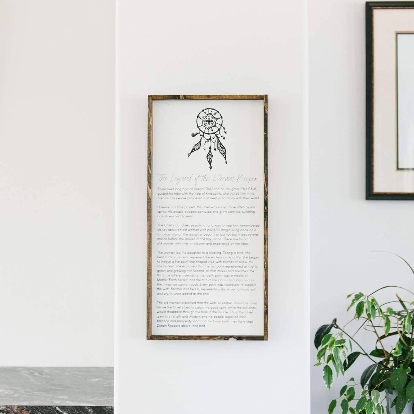 The Legend of the Dream Keeper | Wood Sign - WilliamRaeDesigns