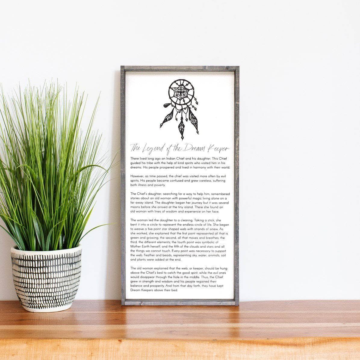 The Legend of the Dream Keeper | Wood Sign - WilliamRaeDesigns