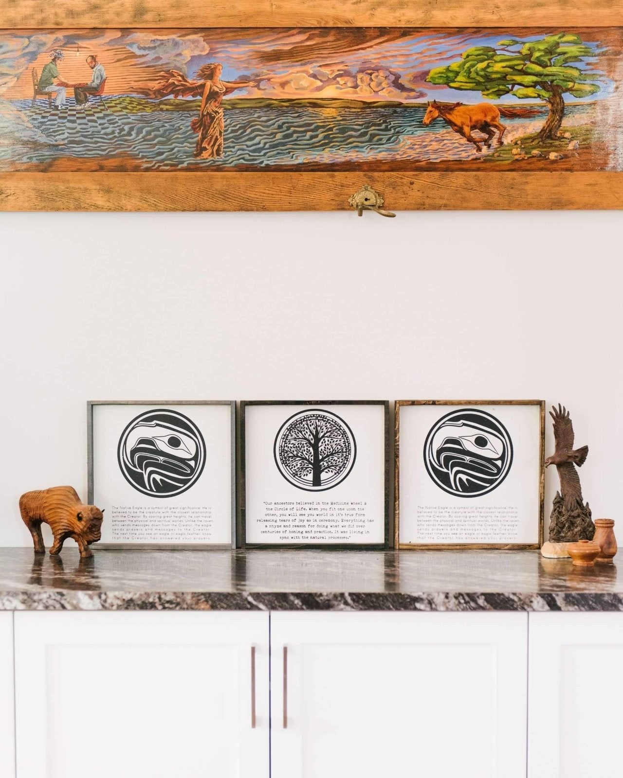 The Native Eagle Symbol | Wood Sign - WilliamRaeDesigns