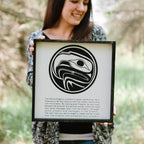 The Native Eagle Symbol | Wood Sign - WilliamRaeDesigns