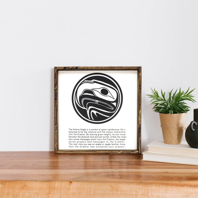 The Native Eagle Symbol | Wood Sign - WilliamRaeDesigns