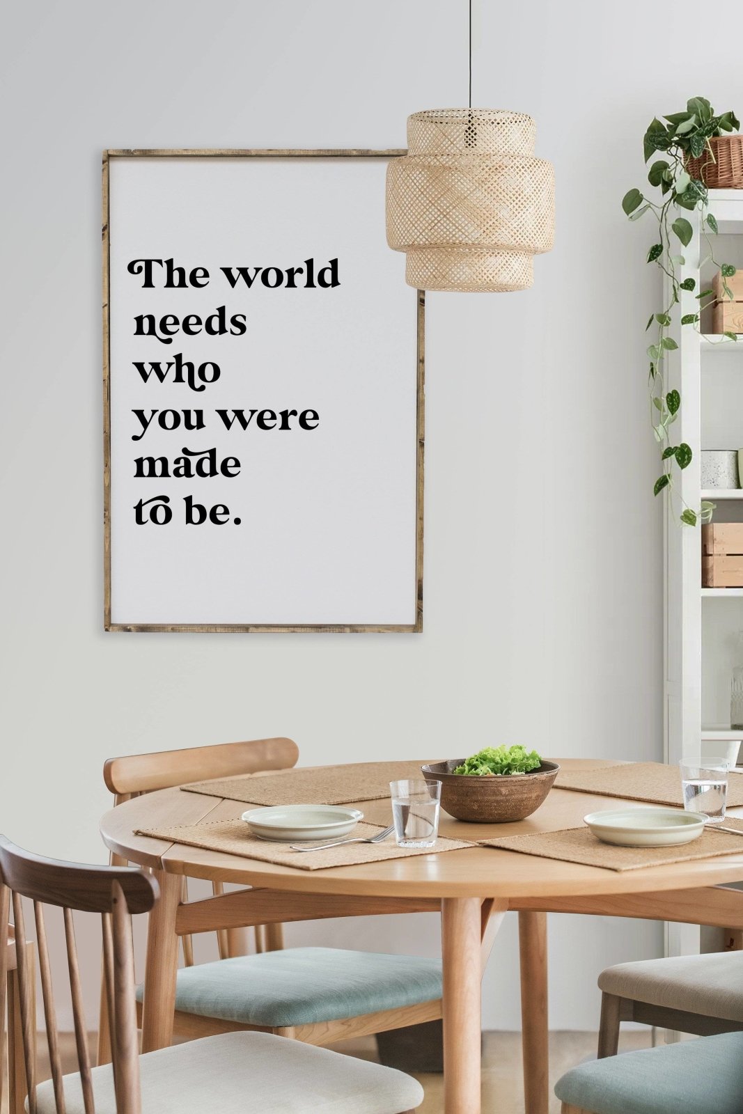The World Needs Who You Were Made To Be | Wood Sign - WilliamRaeDesigns