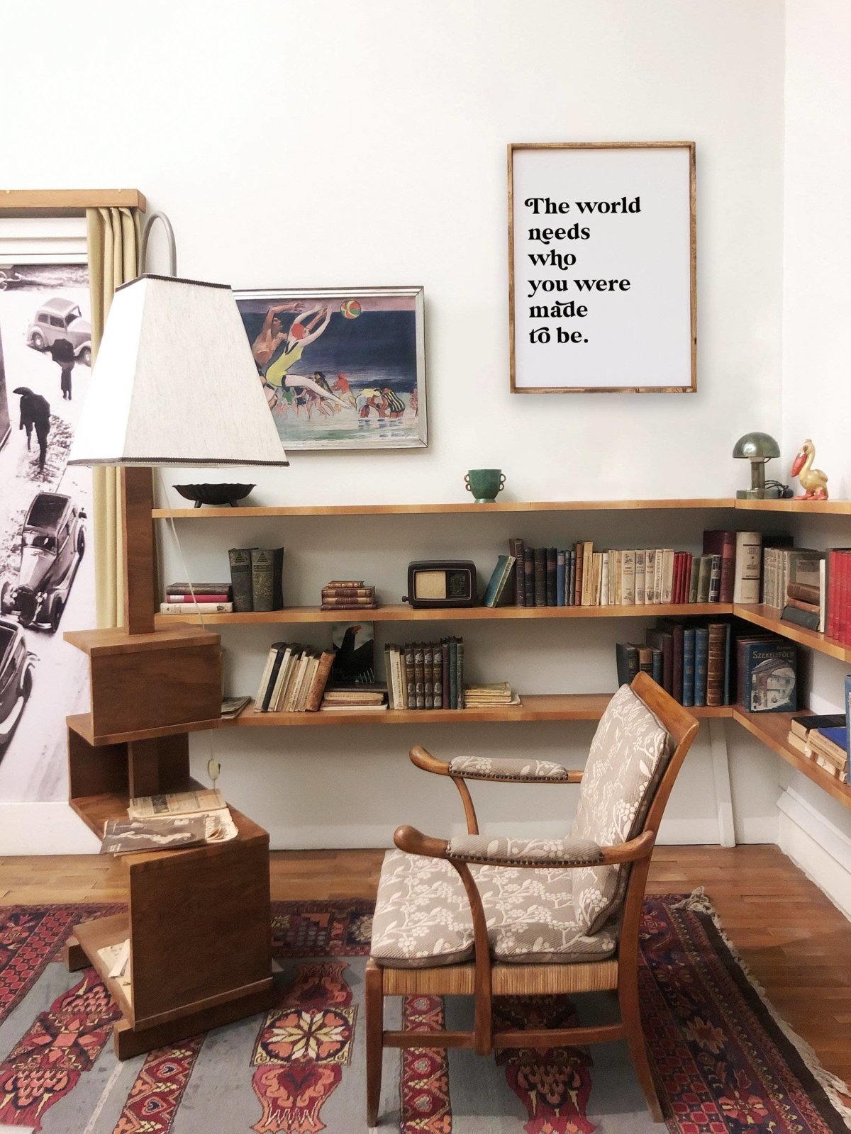 The World Needs Who You Were Made To Be | Wood Sign - WilliamRaeDesigns