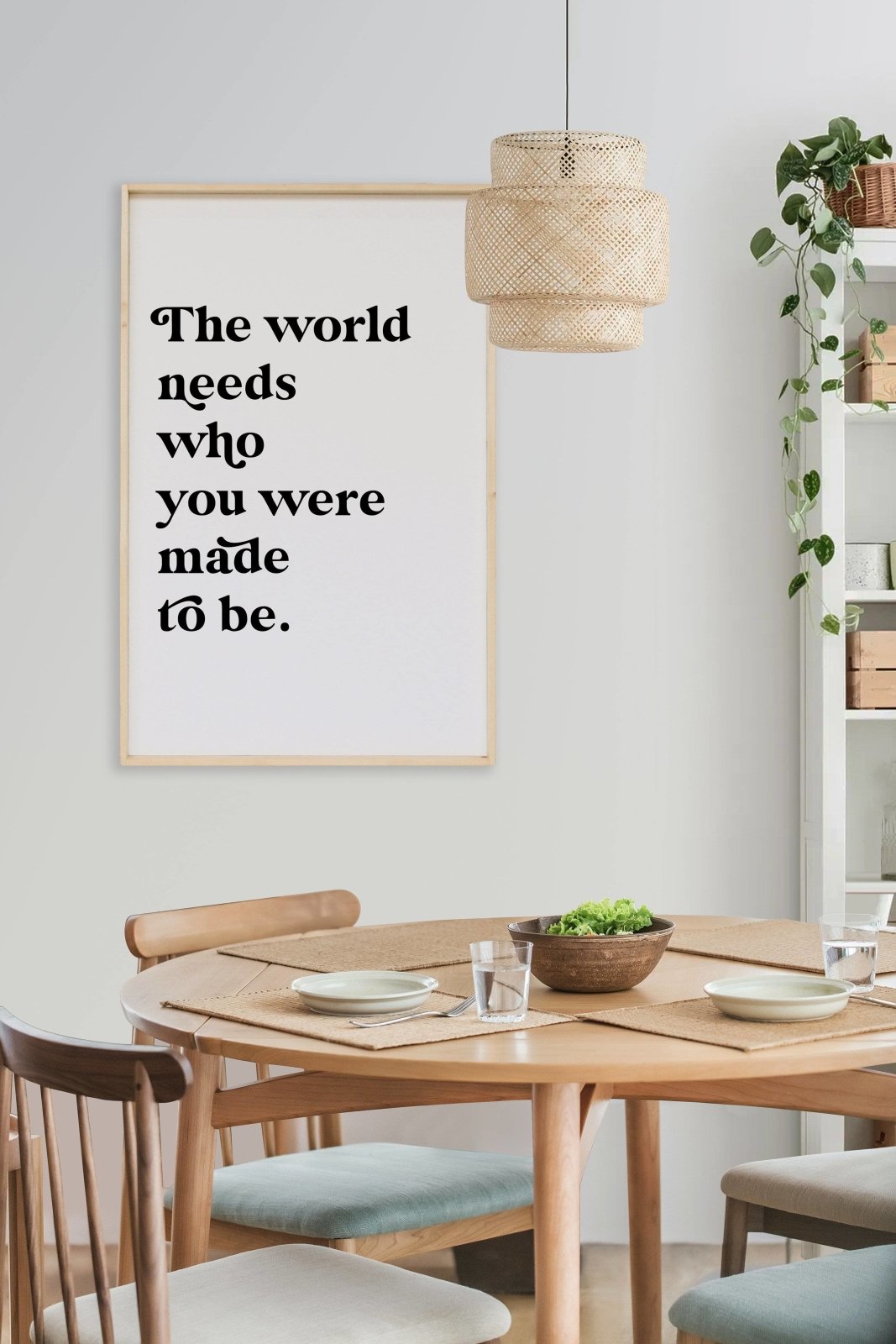 The World Needs Who You Were Made To Be | Wood Sign - WilliamRaeDesigns