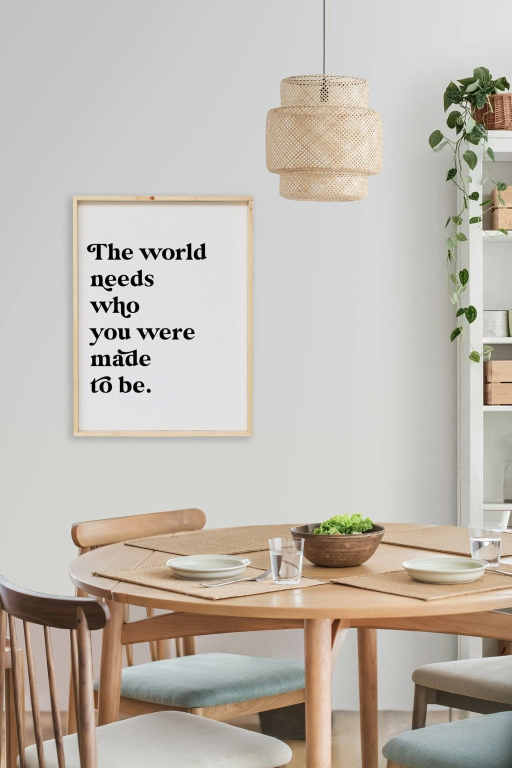 The World Needs Who You Were Made To Be | Wood Sign - WilliamRaeDesigns