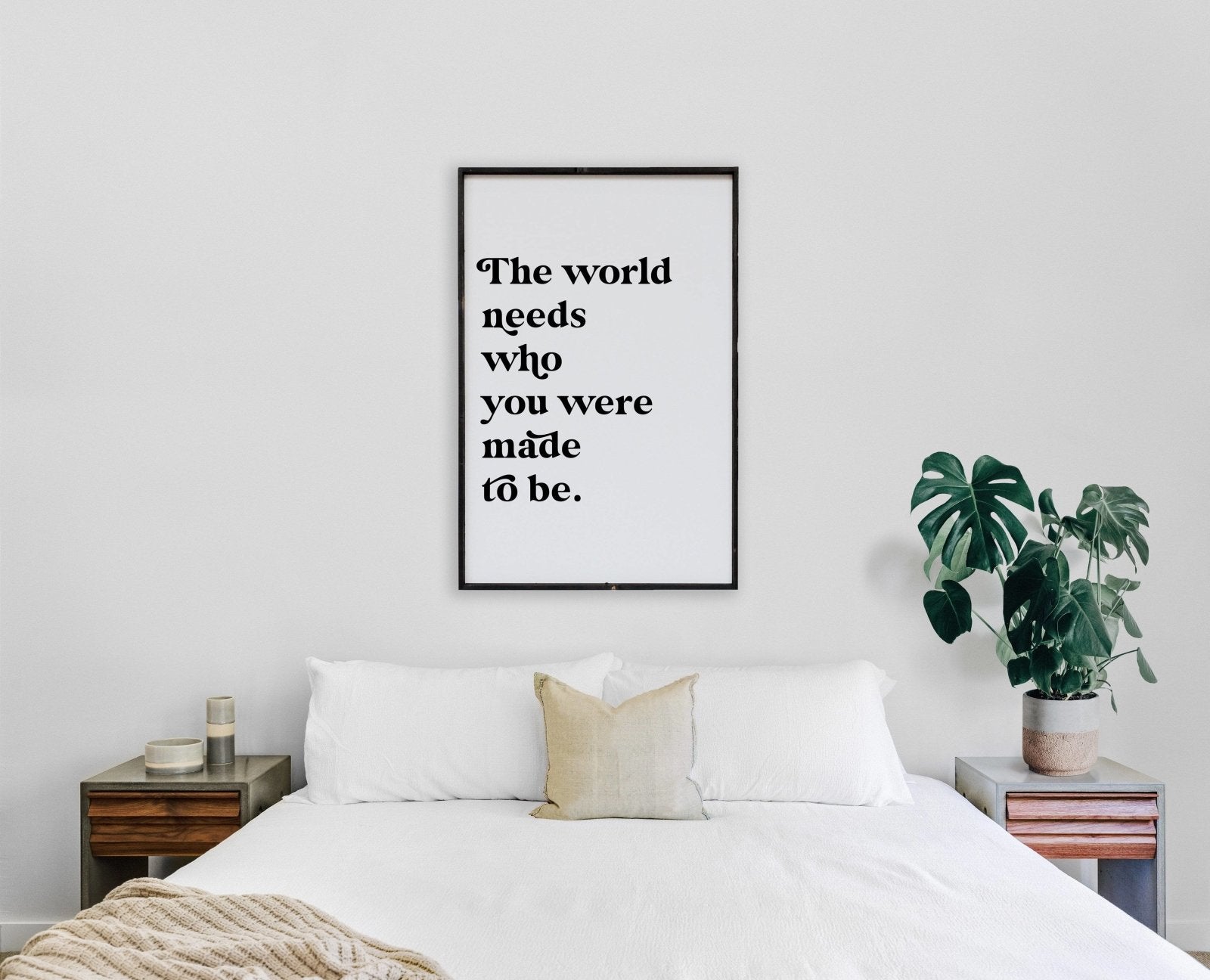 The World Needs Who You Were Made To Be | Wood Sign - WilliamRaeDesigns